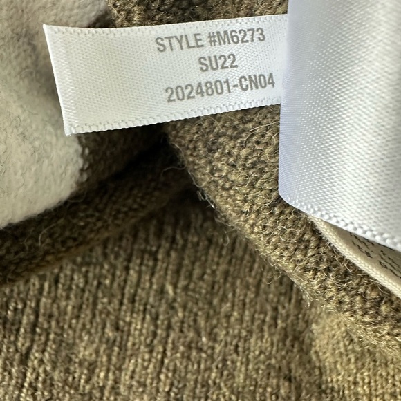 Madewell Kent Colorblock Stripe Cardigan Sweater in Antique Cream - Picture 8 of 8